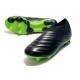 Chaussures Foot adidas Copa 20+ FG Noir Vert signal