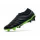 Chaussures Foot adidas Copa 20+ FG Noir Vert signal