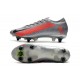 Nike Mercurial Vapor 13 Elite SG-PRO Anti Clog Gris Noir Rouge