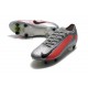 Nike Mercurial Vapor 13 Elite SG-PRO Anti Clog Gris Noir Rouge
