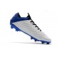 Nike Tiempo Legend VIII Elite FG Crampons Blanc Bleu Noir