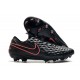 Nike Tiempo Legend VIII Elite FG Crampons Noir Rose