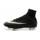 2014 Nouvelle Chaussure Nike Mercurial Superfly IV FG CR Noir Blanc Turquoise