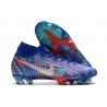 Nike Mercurial Superfly 7 Elite FG Sancho SE11 Bleu Argent Rouge