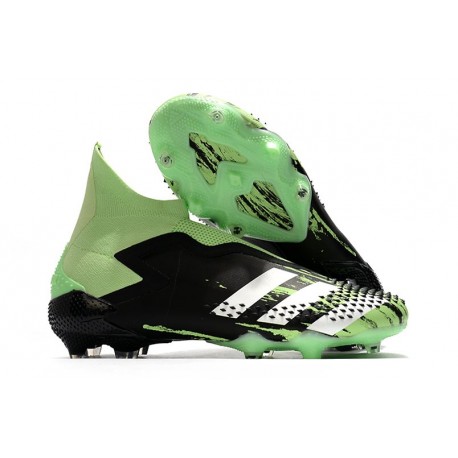 Nouvelles adidas Predator Mutator 20+ FG - Noir Vert Argent