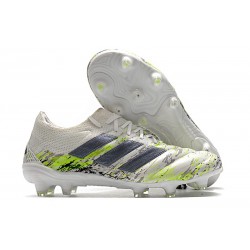 adidas Copa 20.1 FG Crampons de Football - Blanc Noir Vert