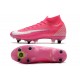 Nike Mercurial Superfly 7 Elite SG Anti Clog x Mbappe Rose Blanc Noir