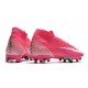 Nike Mercurial Superfly 7 Elite Pro AG x Mbappe Rose Blanc Noir