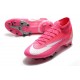 Nike Mercurial Superfly 7 Elite Pro AG x Mbappe Rose Blanc Noir