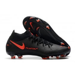 Nike Performance PHANTOM GT ELITE DF FG -Noir Rouge Chili Gris fumee