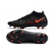 Nike Performance PHANTOM GT ELITE DF FG -Noir Rouge Chili Gris fumee