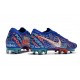 Nike Mercurial Vapor 13 Elite Pro-AG Sancho Bleu Blanc Vert Noir