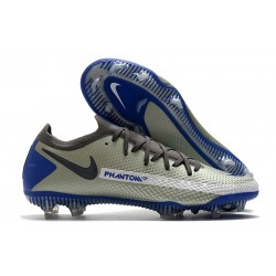 Chaussure Nouvel Nike Phantom GT Elite FG Gris Noir Bleu
