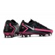 Chaussure Nouvel Nike Phantom GT Elite FG Noir Argent Rose
