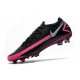 Chaussure Nouvel Nike Phantom GT Elite FG Noir Argent Rose
