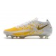 Chaussure Nouvel Nike Phantom GT Elite FG Blanc Or