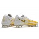 Chaussure Nouvel Nike Phantom GT Elite FG Blanc Or