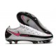 Chaussure Nouvel Nike Phantom GT Elite FG Blanc Rose Noir