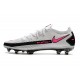 Chaussure Nouvel Nike Phantom GT Elite FG Blanc Rose Noir