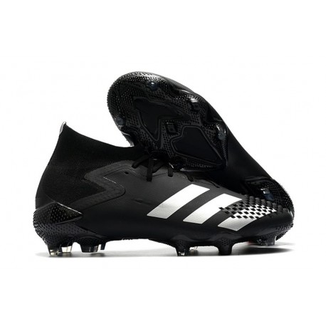 adidas Predator Mutator 20.1 FG Crampon Homme - Noir Argent