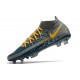 Nike Performance PHANTOM GT ELITE DF FG - Bleu Gris Jaune