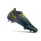Nike Performance PHANTOM GT ELITE DF FG - Bleu Gris Jaune