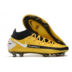 Nike Performance PHANTOM GT ELITE DF FG - Jaune Noir Blanc