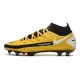Nike Performance PHANTOM GT ELITE DF FG - Jaune Noir Blanc