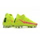 Nike Phantom GT Elite DF FG Crampon Vert Rose