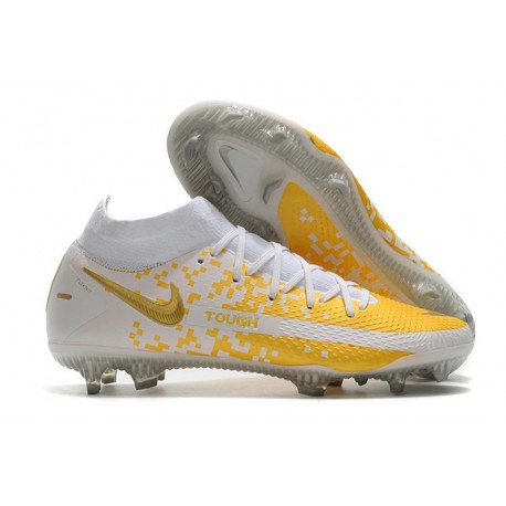 Nike Performance PHANTOM GT ELITE DF FG - Blanc Or