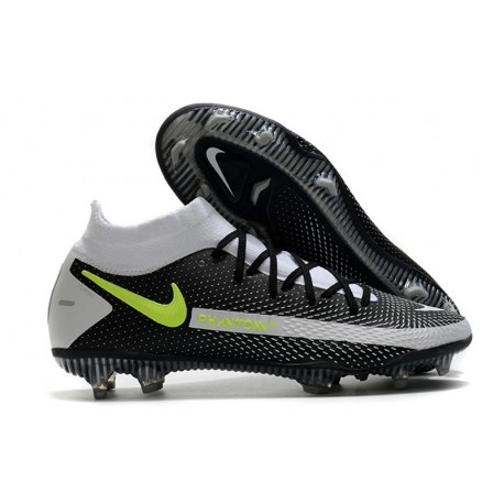 Nike Performance PHANTOM GT ELITE DF FG - Noir Gris Vert