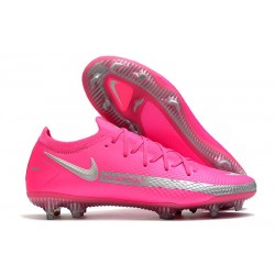 Chaussure Nouvel Nike Phantom GT Elite FG Rose Noir