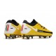 Nike Crampons Football Phantom GT Elite FG Jaune Noir Blanc