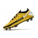 Nike Crampons Football Phantom GT Elite FG Jaune Noir Blanc