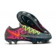 Nike Crampons Football Phantom GT Elite FG Gris Bleu Rose