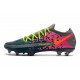 Nike Crampons Football Phantom GT Elite FG Gris Bleu Rose