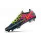 Nike Crampons Football Phantom GT Elite FG Gris Bleu Rose