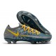 Nike Crampons Football Phantom GT Elite FG Bleu Gris Jaune