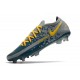 Nike Crampons Football Phantom GT Elite FG Bleu Gris Jaune