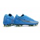 Nike Crampons Football Phantom GT Elite FG Bleu Argent