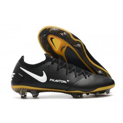 Nike Crampons Football Phantom GT Elite Tech Craft FG Noir Or