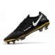 Nike Crampons Football Phantom GT Elite Tech Craft FG Noir Or