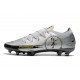 Nike Crampons Football Phantom GT Elite Scorpion FG Argent Noir