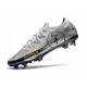 Nike Crampons Football Phantom GT Elite Scorpion FG Argent Noir