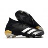 adidas Predator Mutator 20.1 FG Crampon - Noir Blanc Or Metallique