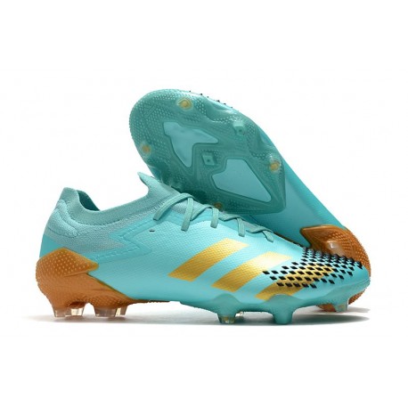 Neuf adidas Predator Mutator 20.1 Low FG Bleu Or