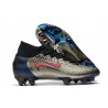 Crampon Nike Mercurial Superfly VII Elite FG Argent Bleu Rouge