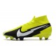 Crampon Nike Mercurial Superfly VII Elite FG Jaune Noir Blanc