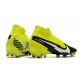 Crampon Nike Mercurial Superfly VII Elite FG Jaune Noir Blanc