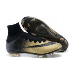 2015 Nike Mercurial CR7 Superfly 4 FG Crampons de Football Or Noir